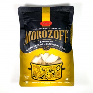 MOROZOFF - PEROGIES WITH POTATO & FRIED ONIONS 32OZ